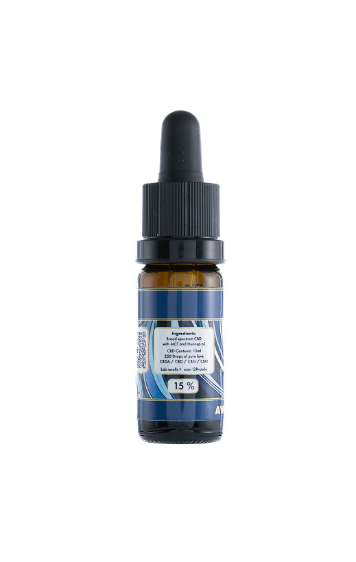 Full spectrum CBD Olie 15% (minder dan 0,2% thc) - Afbeelding 3