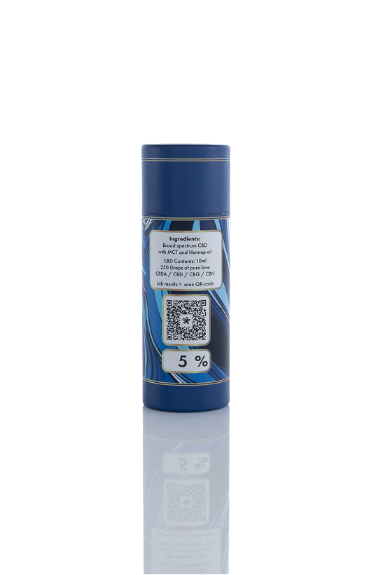 Full spectrum CBD Olie 5% (minder dan 0,2% thc) - Afbeelding 4